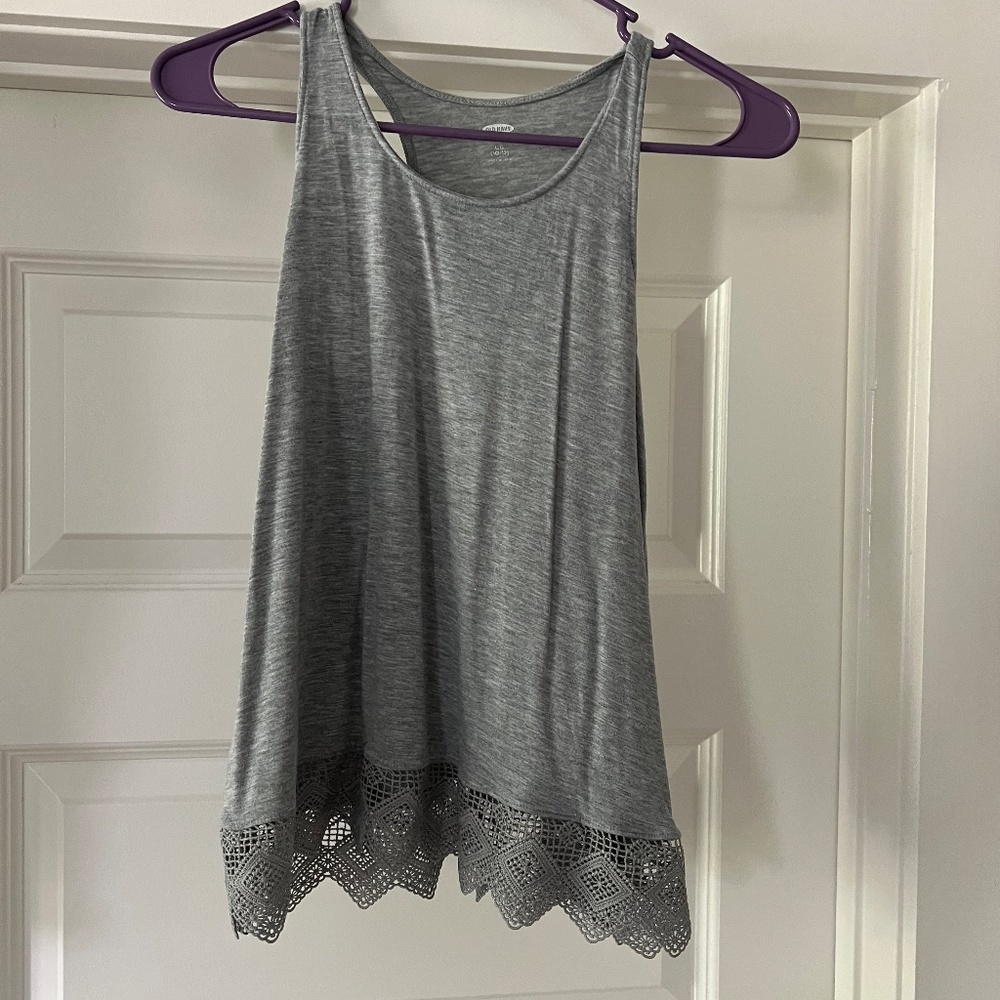 Soft Sleeveless grey shirt